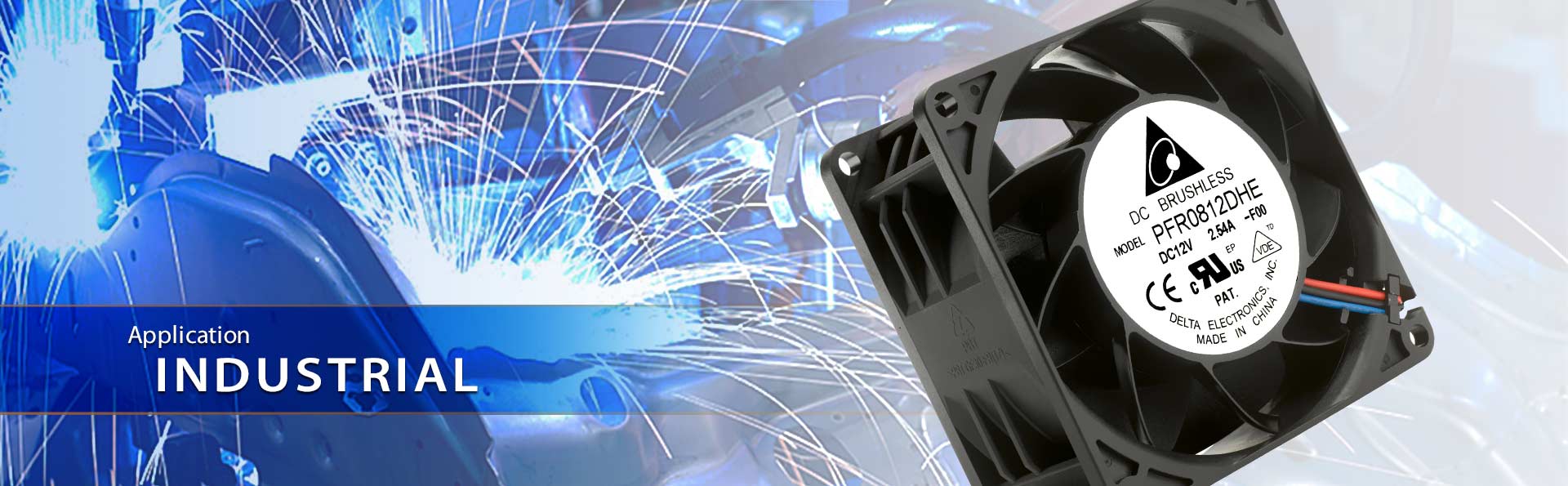 industrial application DC fans