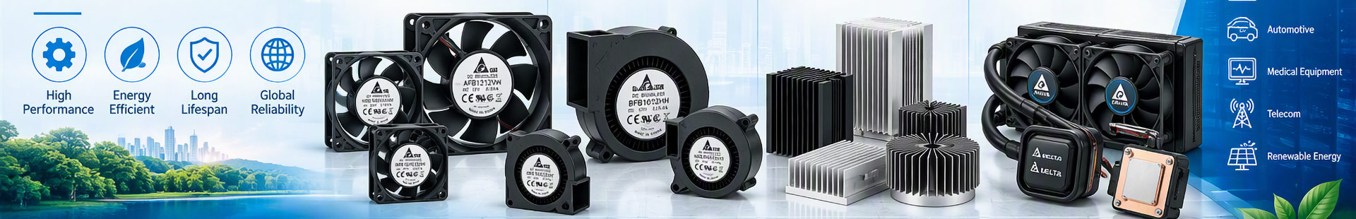 DC Axial Fans