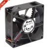 QFR0824UHP6, 80x80x25mm, IP68, 24 VDC, 0.23 A, 5.52 Watts, 5300 RPM, 4 lead wires, ball bearing, axial, PWM speed control, speed sensor (Tach), dc fan, delta fan