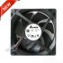 AFB1212HJ-00, 120x120x25.4mm, 12 VDC, 1.20 A, 8.40 Watts, 4300 RPM, 4 wires lead, ball bearing, axial, dc fan, delta fan