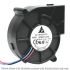 BFB04512VHD-R00, 45x45x20 mm, 12 VDC, 0.16 A, 1.92 Watts, 4500 RPM, 2 lead wires, Locked Rotor Sensor, ball bearing, blower, dc fan, delta