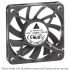 EFB0612LA-F00, 60x60x10mm, 12VDC, 0.07 A, 0.84 W, ball bearing, axial fan, 3000 RPM, Speed Sensor (Tach), 3 lead wires, dc fan, delta fan