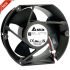 EFB1524SHGP5, 172x150x50.8mm, Industrial fan with IP68, PWM/F00, 24 VDC, 1.55 A, 37.50 Watts, 4500 RPM, 4 wire leads, ball bearing, axial fan, DC fan, delta fan