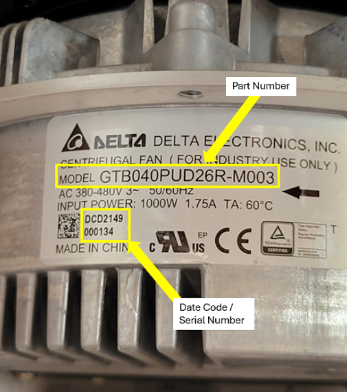 Reference Motor Label Image